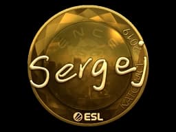 Sticker | sergej (Gold) | Katowice 2019