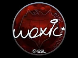 Sticker | woxic (Foil) | Katowice 2019