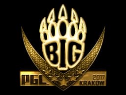 Sticker | BIG (Gold) | Krakow 2017