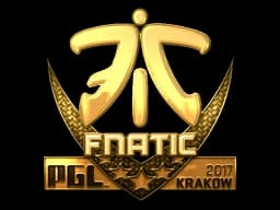 Sticker | Fnatic (Gold) | Krakow 2017