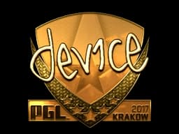 Sticker | device (Gold) | Krakow 2017