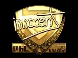 Sticker | innocent (Gold) | Krakow 2017