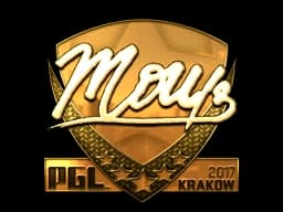 Sticker | mou (Gold) | Krakow 2017