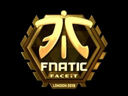 Sticker | Fnatic (Gold) | London 2018