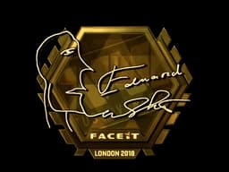 Sticker | Edward (Gold) | London 2018