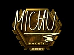 Sticker | MICHU (Gold) | London 2018