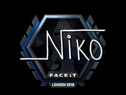 Sticker | niko (Foil)  | London 2018