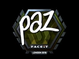 Sticker | paz (Foil) | London 2018