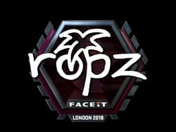 Sticker | ropz (Foil) | London 2018