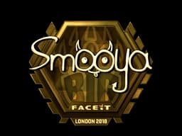 Sticker | smooya (Gold) | London 2018