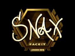 Sticker | Snax (Gold) | London 2018