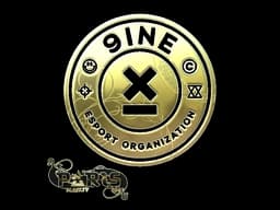 Sticker | 9INE (Gold) | Paris 2023