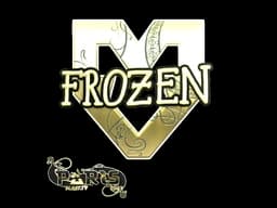 Sticker | frozen (Gold) | Paris 2023