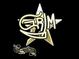 Sticker | Grim (Gold) | Paris 2023