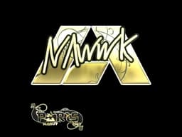 Sticker | nawwk (Gold) | Paris 2023