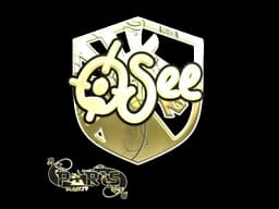 Sticker | oSee (Gold) | Paris 2023