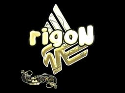 Sticker | rigoN (Gold) | Paris 2023