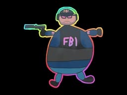 Sticker | Poorly Drawn FBI (Holo)