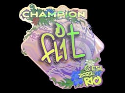 Sticker | FL1T (Holo, Champion) | Rio 2022