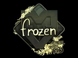 Sticker | frozen (Gold) | Rio 2022