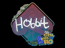 Sticker | Hobbit (Glitter) | Rio 2022