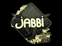 Sticker | jabbi (Gold) | Rio 2022