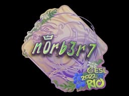 Sticker | n0rb3r7 (Holo) | Rio 2022