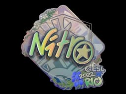 Sticker | nitr0 (Holo) | Rio 2022