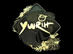 Sticker | yuurih (Gold) | Rio 2022