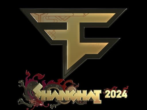 Sticker | FaZe Clan (Gold) | Shanghai 2024