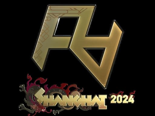 Sticker | Rare Atom (Gold) | Shanghai 2024