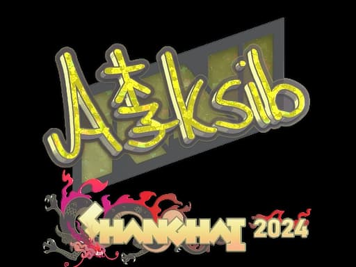 Sticker | Aleksib (Glitter) | Shanghai 2024