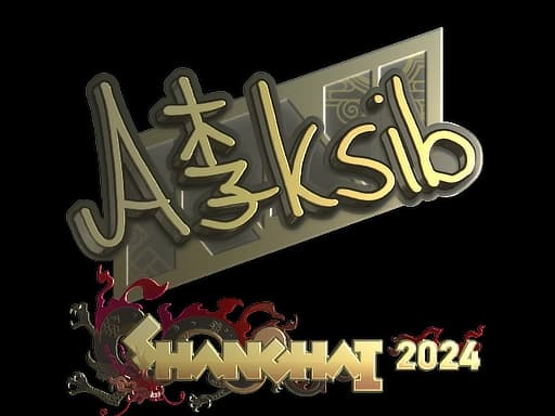 Sticker | Aleksib (Gold) | Shanghai 2024