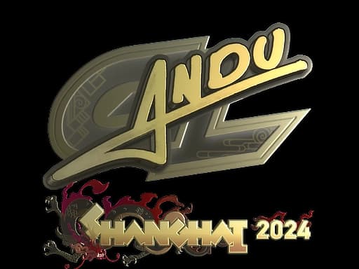 Sticker | aNdu (Gold) | Shanghai 2024