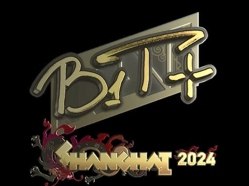 Sticker | b1t (Gold) | Shanghai 2024