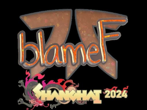 Sticker | blameF (Glitter) | Shanghai 2024