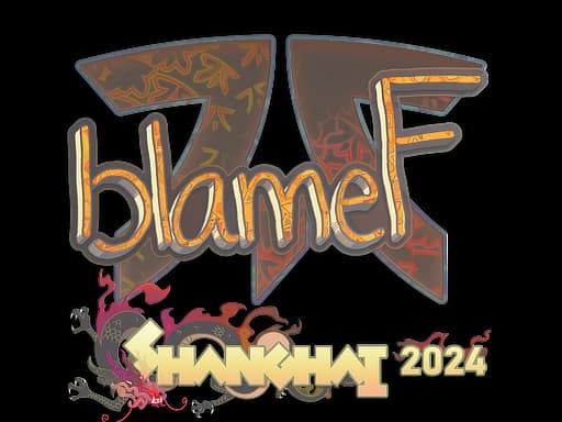 Sticker | blameF (Holo) | Shanghai 2024