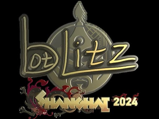 Sticker | bLitz (Gold) | Shanghai 2024