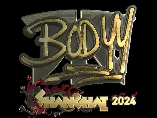 Sticker | bodyy (Gold) | Shanghai 2024