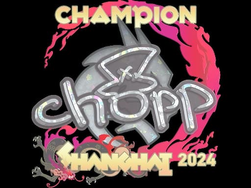 Sticker | chopper (Glitter, Champion) | Shanghai 2024