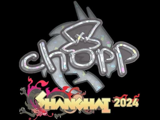 Sticker | chopper (Glitter) | Shanghai 2024