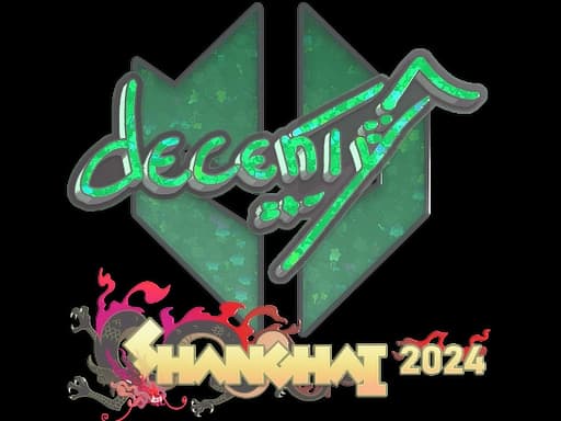 Sticker | decenty (Glitter) | Shanghai 2024