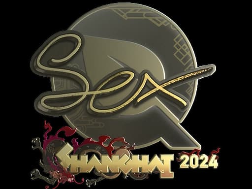 Sticker | dexter (Gold) | Shanghai 2024