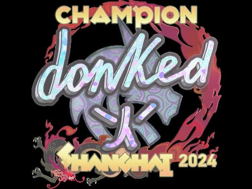 Sticker | donk (Holo, Champion) | Shanghai 2024