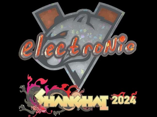 Sticker | electronic (Glitter) | Shanghai 2024