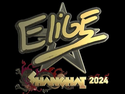 Sticker | EliGE (Gold) | Shanghai 2024