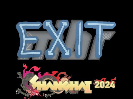 Sticker | exit | Shanghai 2024