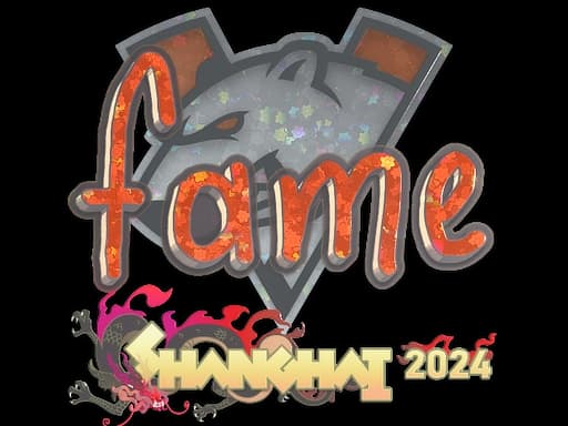 Sticker | fame (Glitter) | Shanghai 2024