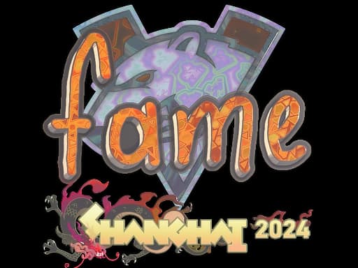 Sticker | fame (Holo) | Shanghai 2024