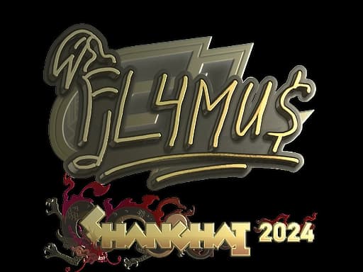 Sticker | FL4MUS (Gold) | Shanghai 2024